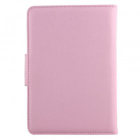 Apple iPad Keyboard Case,Eoso Folding Leather Folio Cover with Removable Bluetooth Keyboard For iPad Mini 1/2/3/4 Tablet(Pink)